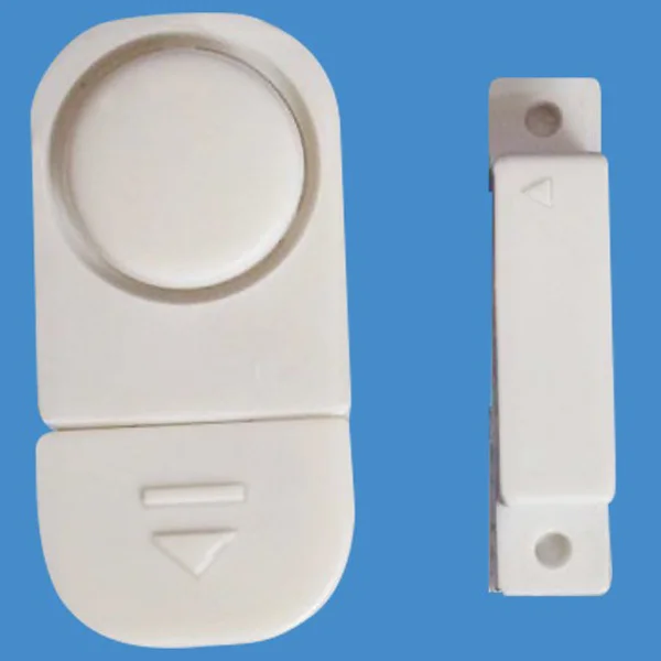 

White Magnetic Entry Alarm for Door Window 90Db Security Home Office Safety Compact Design