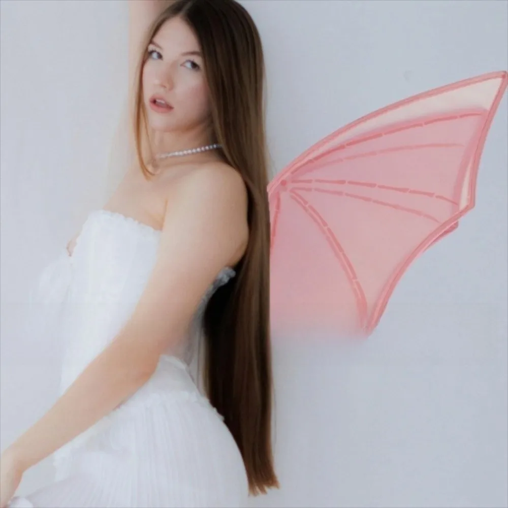 Elegante große Fledermausflügel Organza Cosplay Requisiten Cosplay Flügel Sparkle Dance Show Cosplay Kostüme Erwachsene
