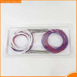 Divisor FBT de fibra óptica, 10 uds, 1x2, 10/90, 20/80, 30/70, 40/60, varios tipos, 1x2, 50/50mm, acoplador desequilibrado sin conectores