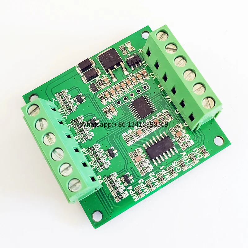 

4-channel PWM to 0-5V Converter Module 10Hz to 1KHz PWM to 0-10V Voltage Signal Conditioner Module High Precision