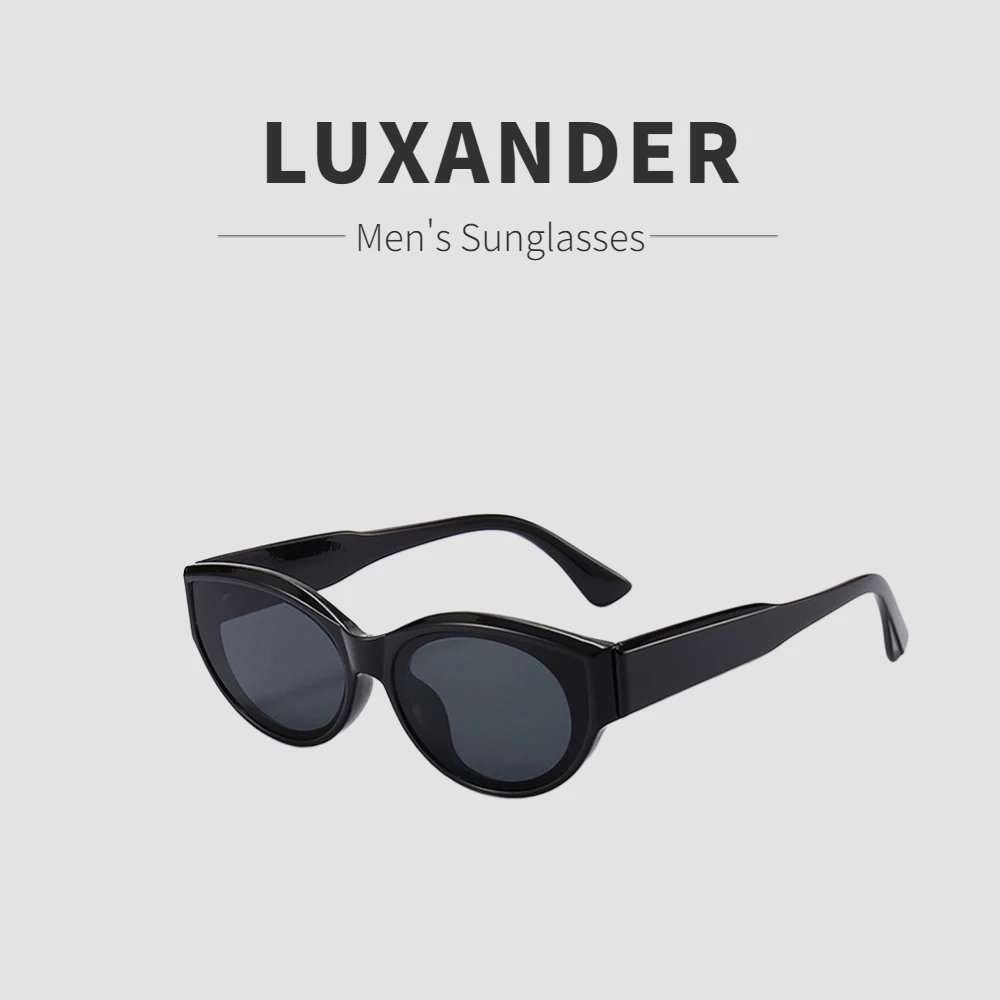 LUXANDER Retro Cat Eye Sunglasses for Men Women GMho Protection Sun Glasses UV Resistant High-end Feel Prada Style