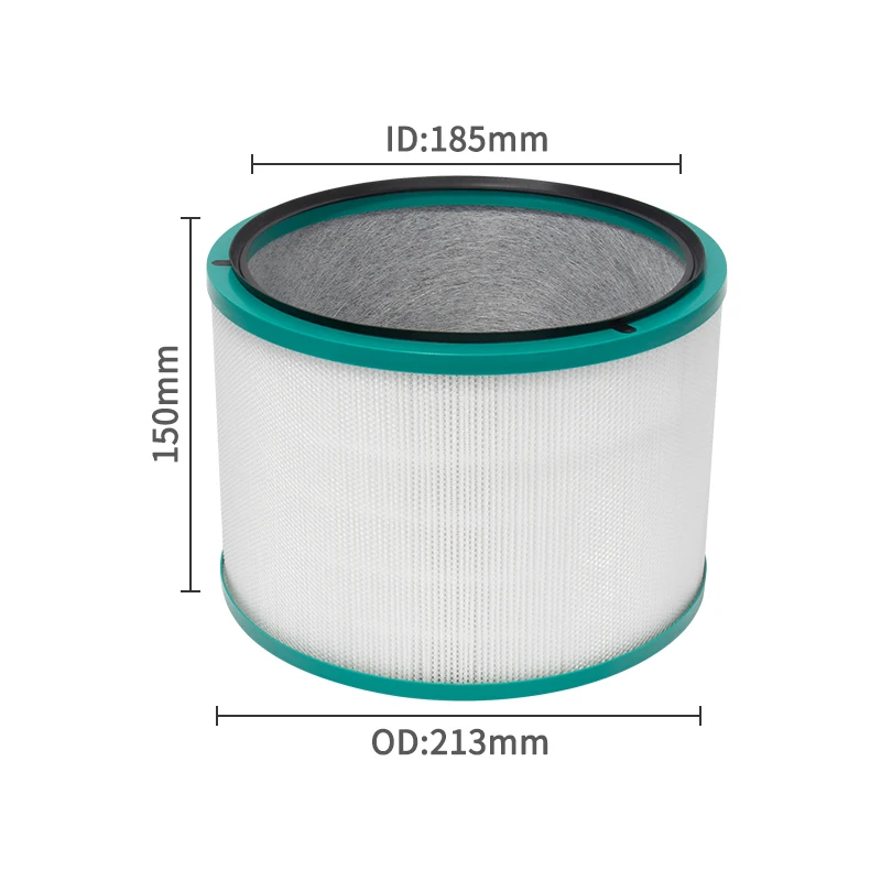 퓨어 핫 쿨 링크 공기 청정기 HEPA 필터, 다이슨 DP01 DP03 HP00 HP01 HP02 HP03 데스크 청정기 필터 교체