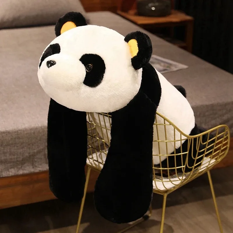 60 cm-120 cm Riesenpanda Plüschtiere Weiches Schlafkissen Cartoon Tier Bär Gefüllte Babypuppe Klassische Kindergeburtstag Weihnachtsgeschenke – Detail 12