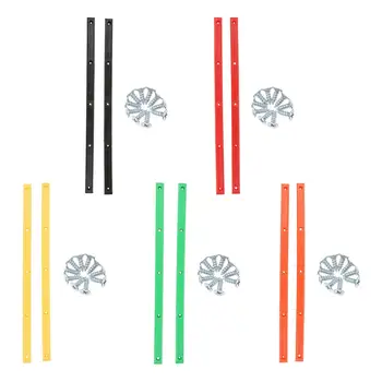 Trilhos De Skate Com Parafusos De Montagem, Longboard Parte, 1 Par