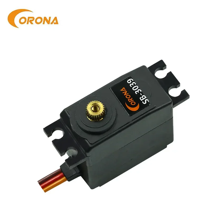 Corona-SB3039 Metal Gear Servo Motor para Helicópteros RC, Motor do carro RC, Controle De Condução De Voo