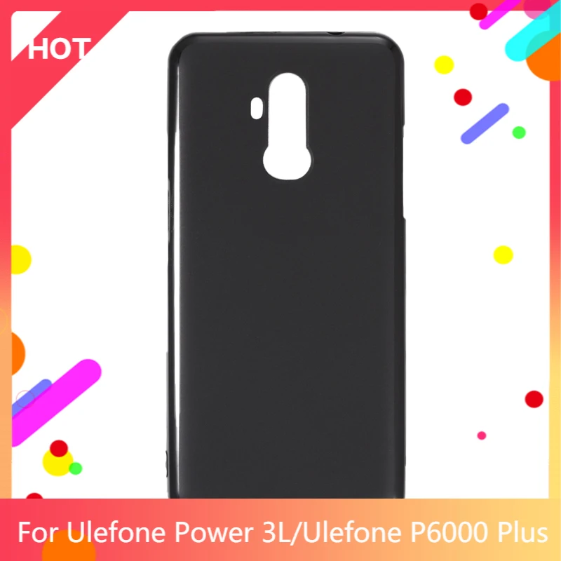Power 3L Case Matte Soft Silicone TPU Back Cover For Ulefone P6000 Plus Phone Case Slim shockproof