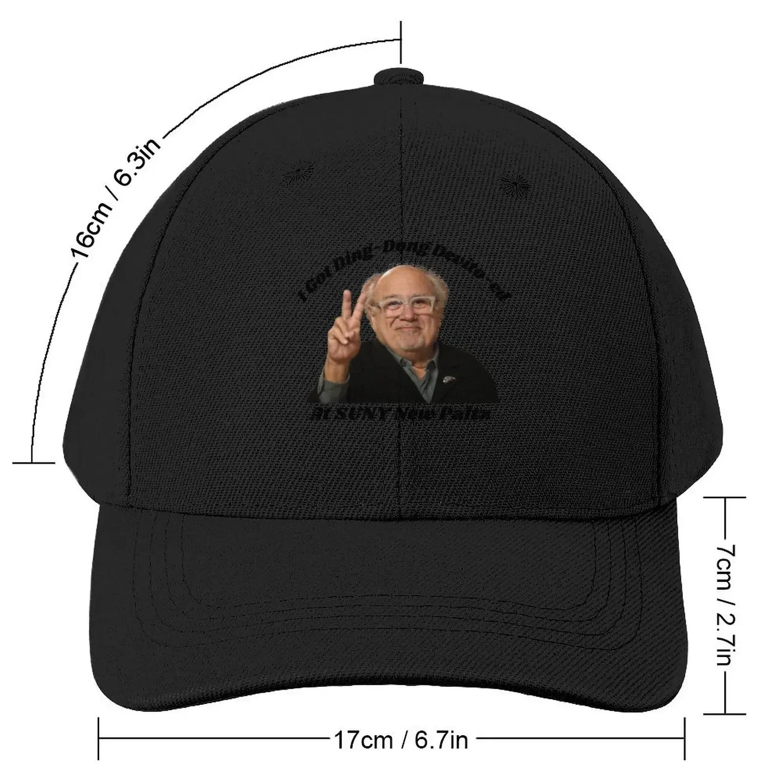 Ding-Dong Devito-ed Baseball Cap black Sunscreen Snapback Cap Luxury Cap Golf Men Women's