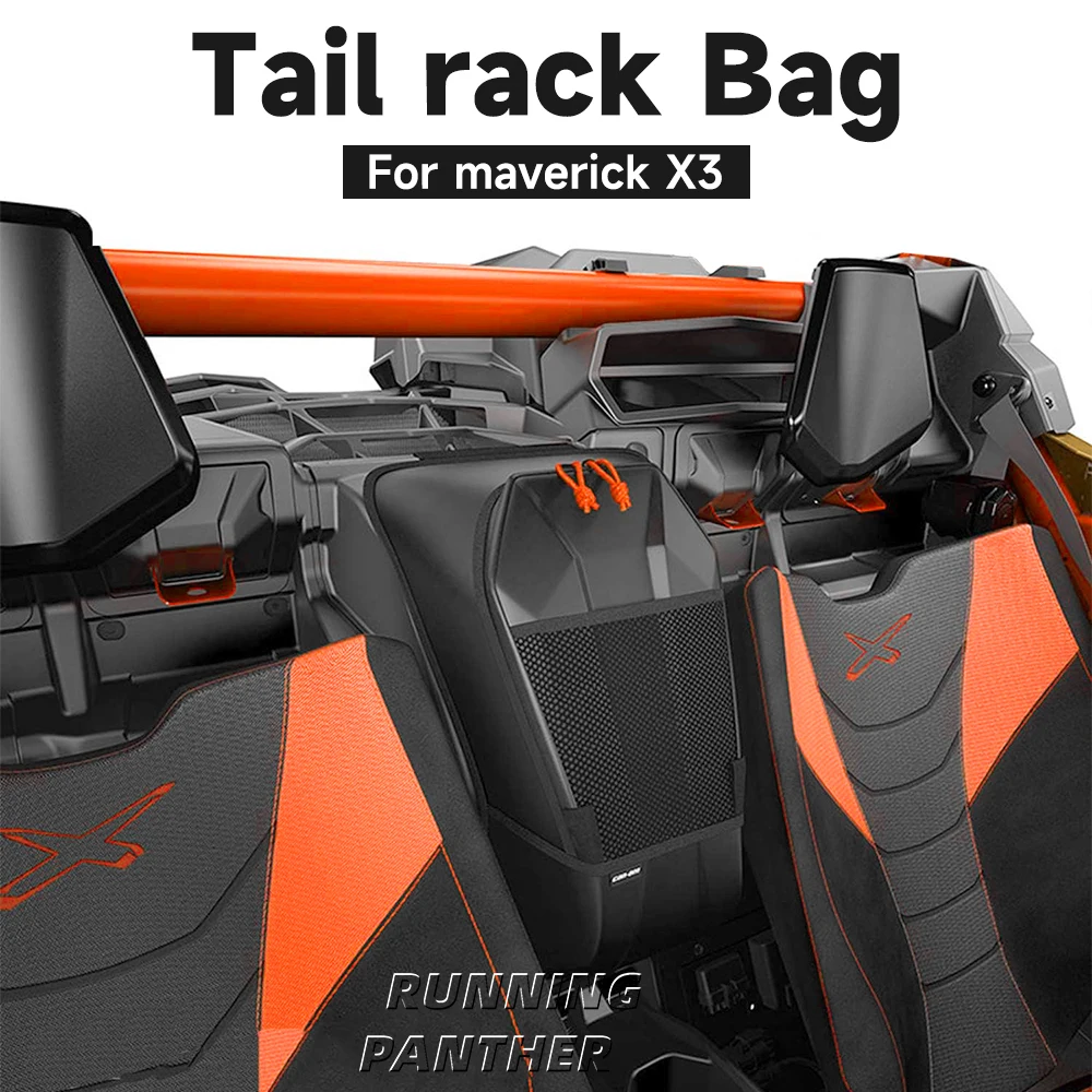 Seat Center Shoulder Console Storage Cargo Bag Box Between Seat Storage Bag For Can-Am Maverick X3 XRS XDS Turbo R Max 2017-2023