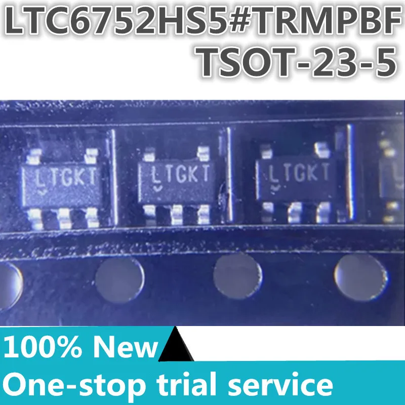 

2-100pcs %New original LTC6752HS5 LTC6752HS5#TRPBF LTC6752HS5#TRMPBF Silkscreen LTGKT TSOT-23-5 comparator chip