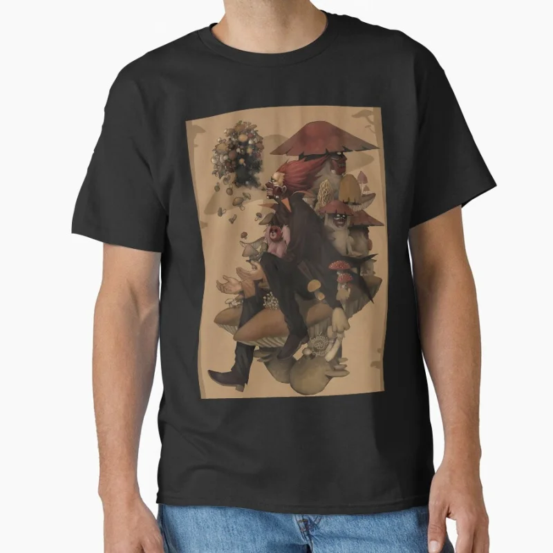

80s vintage gift tshirt Dorohedoro 0718 Manga caiman Gothic Comics kaiman Anime T-shirt large size Tops S-6XL mens clothing