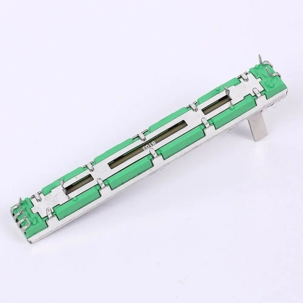 A44T20Pcs 75 мм Behringer Mixer Fader B10K, двойной прямой ползунковый потенциометр, партия