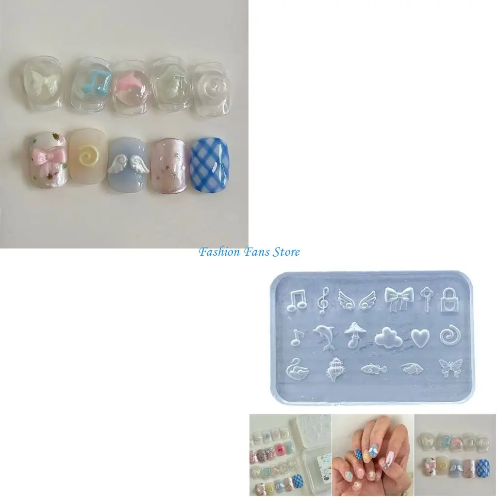 

Designing Tool Various Silicone Handmade Molds for Manicure Creation