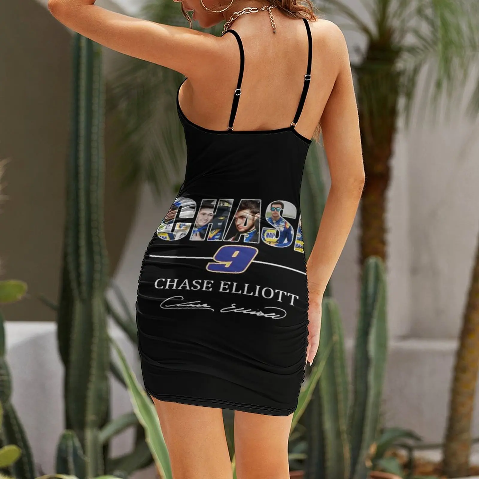 Chase 9 Chase Elliott Signature Gifts For Fans, For Men and Women, Gift Christmas Day Sling Dress clothes Women's clothing