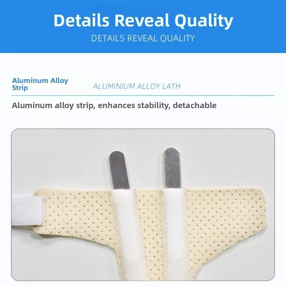 Banda correctora de juanete ajustable, refuerzo de Metal, alisador de dedo gordo transpirable, soporte de articulación Valgus