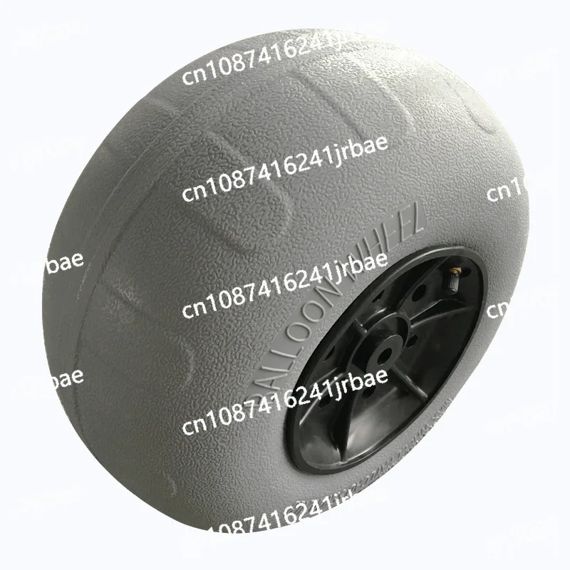 12 inch PU inflatable beach wheel, balloon tire for kayak trailer Y05010 Without bearings