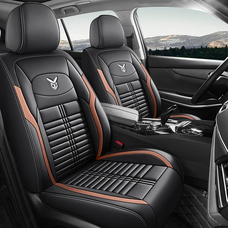 Luxury High-End Full Surround Car Seat Cushions All-Season Universal Simple Breathable Anti-Dirt Automotive Seat Covers