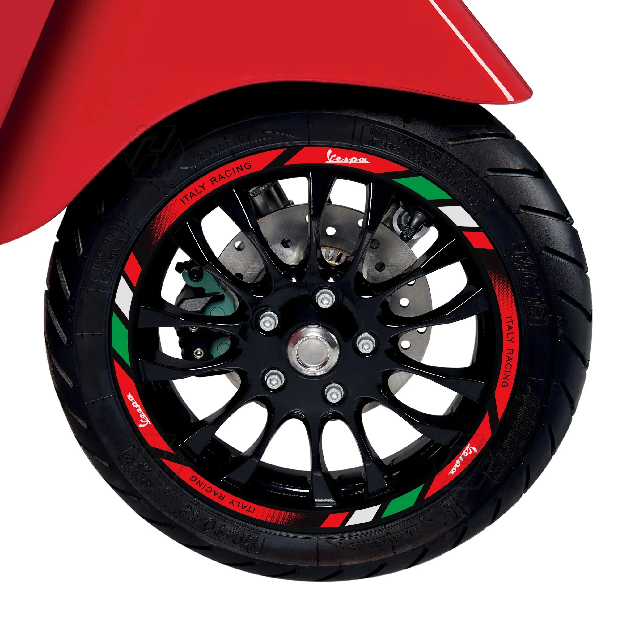 For Vespa GTS GTV 250 300 Sprint 50 150 Rim 12