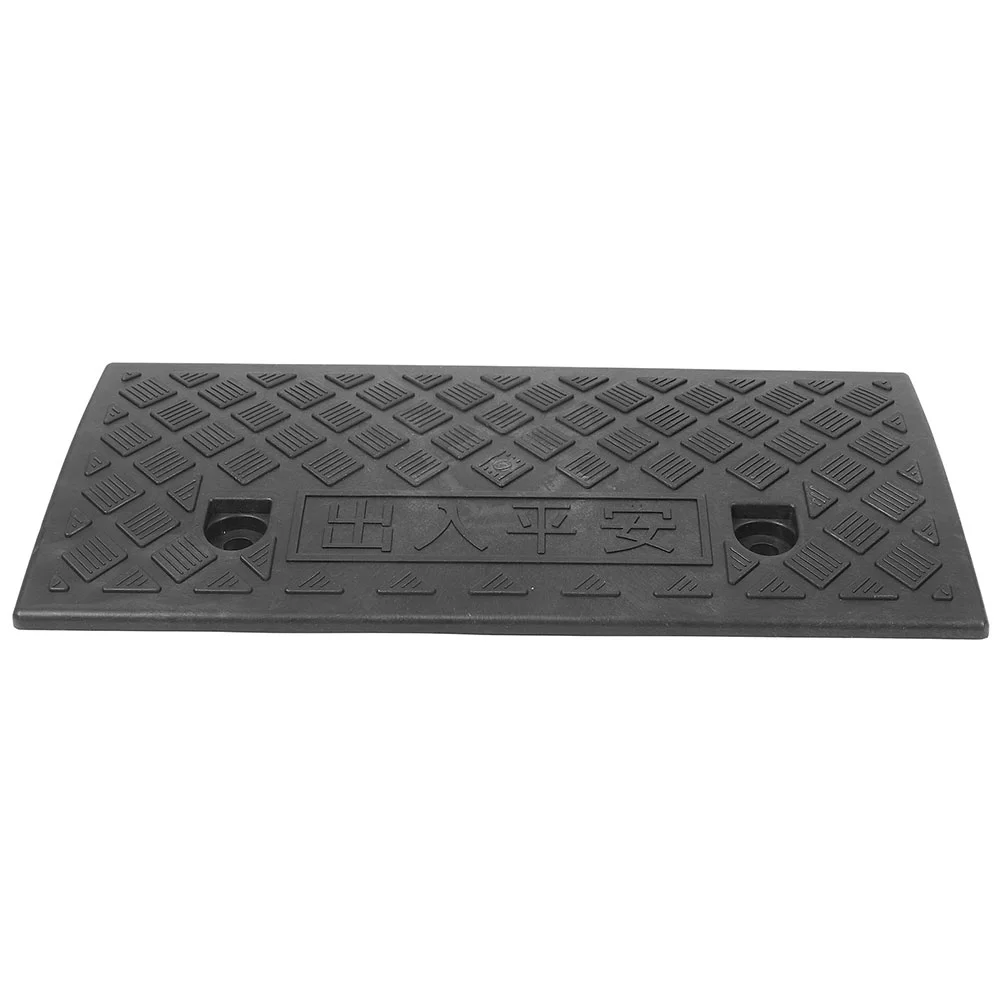 Ramps for Wheelchairs Deceleration Zone Trailer Climbing Mat Triangle Pillow Black Rubber Curb Automotive