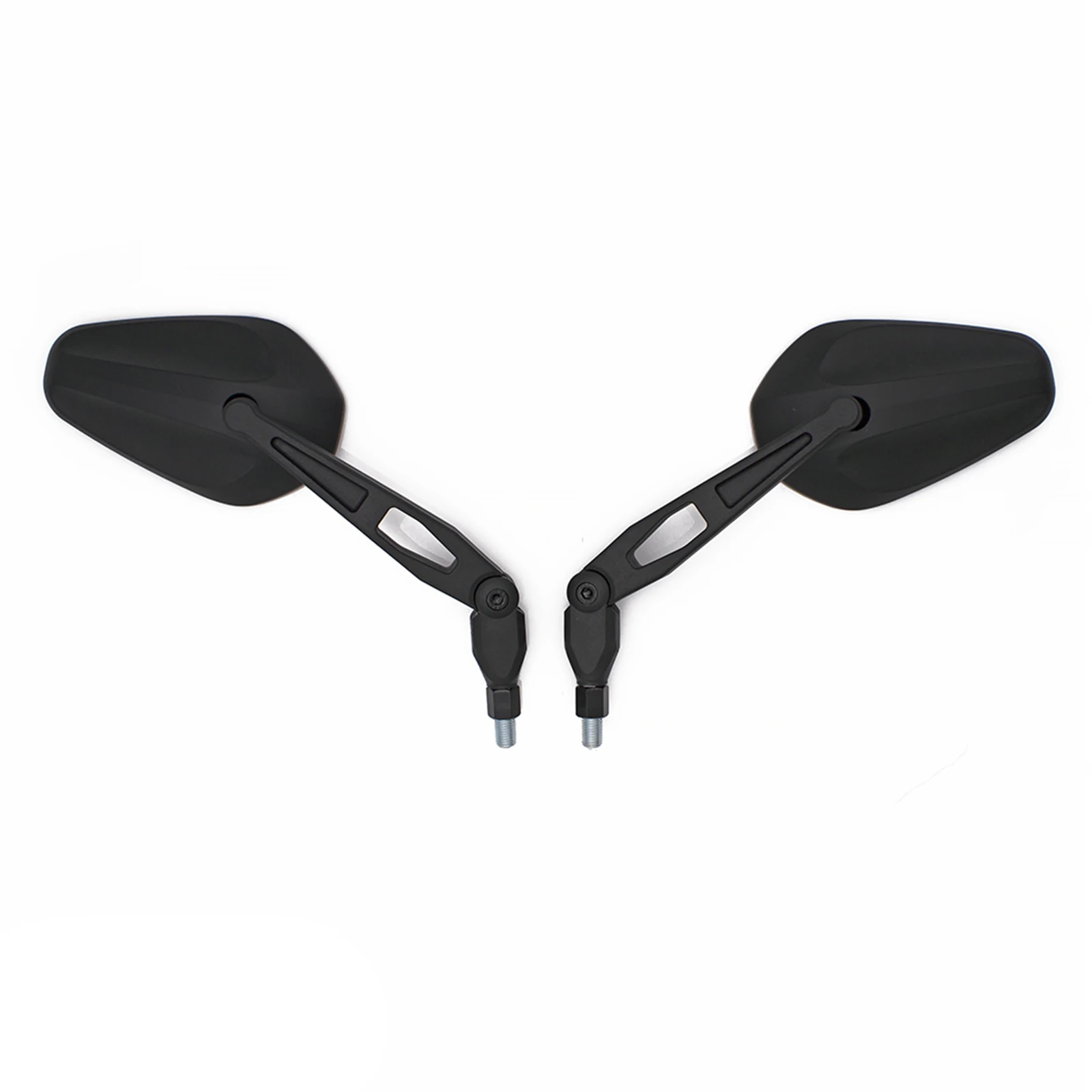 2Pcs Universial Motorcycle Rearview Mirror Scooter E-Bike Handlebar Rear View Side Mirror Electromobile Back Side Folding Mirror