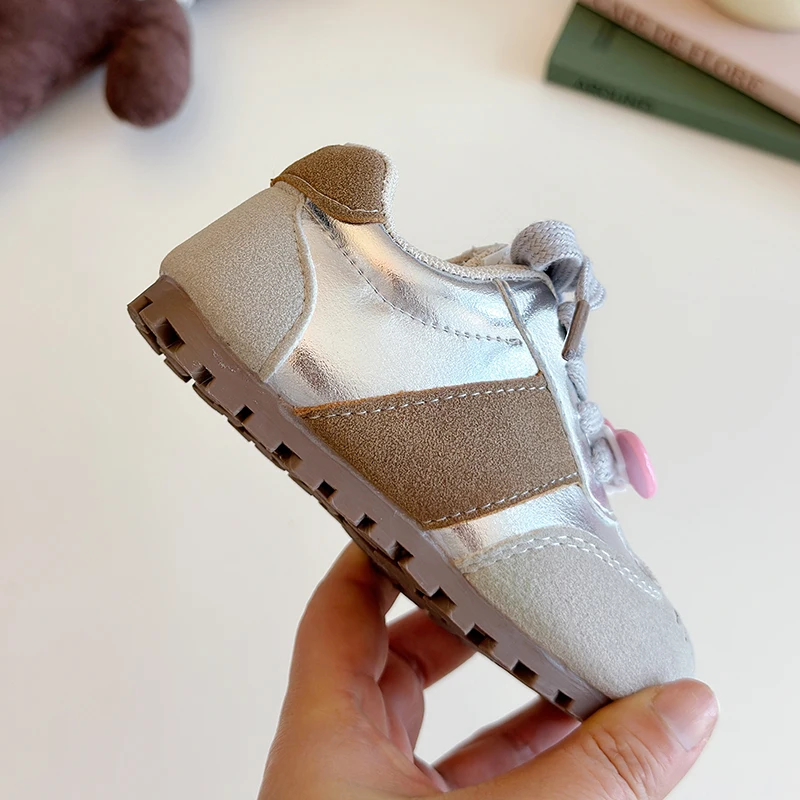 Bébé mignon dessin animé baskets filles printemps chaussures de sport enfants école chaussures décontractées