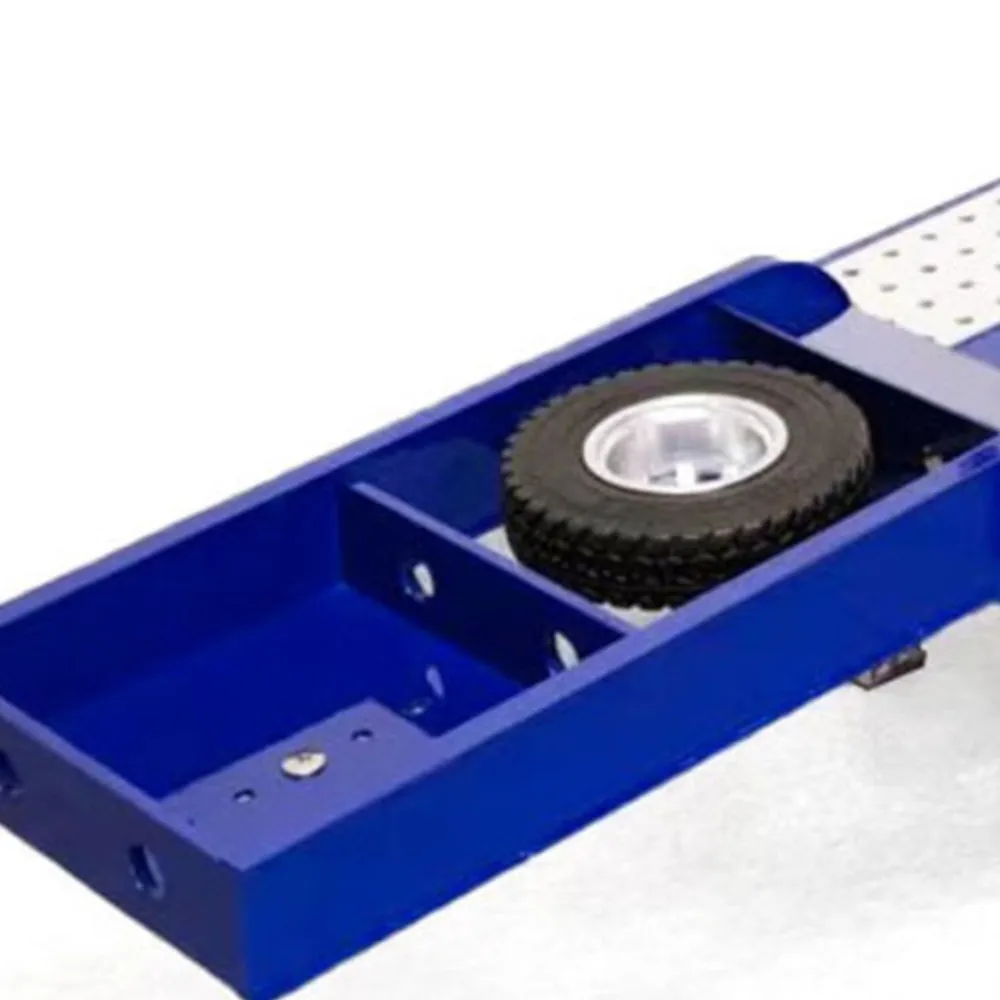 Remolque de Metal RC a escala 1/14, 3 ejes/5 ejes con tablero trasero eléctrico de 2 secciones para camión Tractor RC, modelo de coche de juguete TH23504