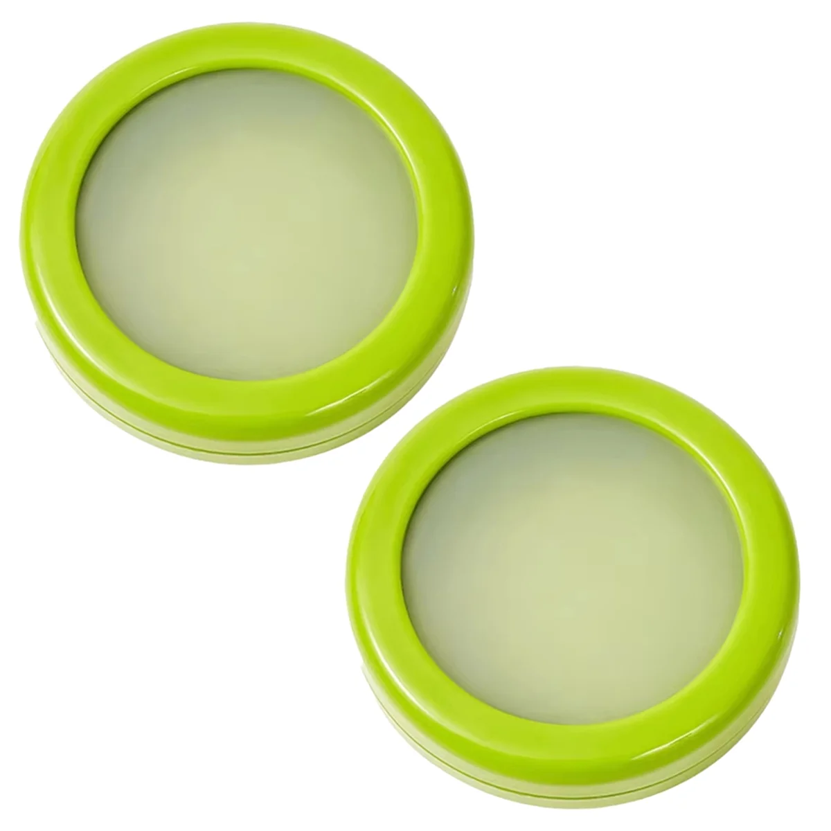 A71Z Silicone Food Storage Containers for Freshness - Avocado, Lemon, Tomato Keeper, Kitchen Accessories & Gadgets Green