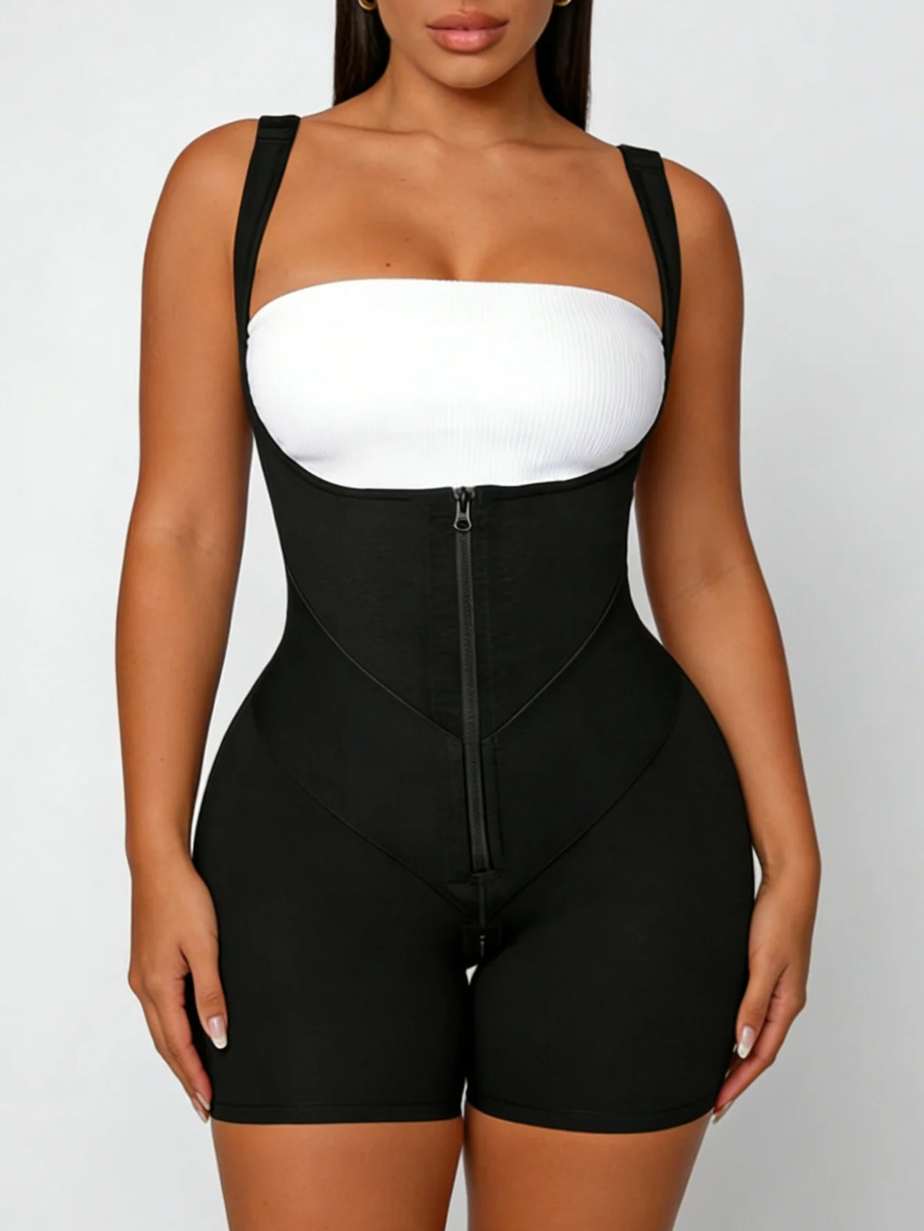 Full Body Booty Boosting Compression Faja Sculpture Women's Shapewear Elastic Bandaje forSlimming