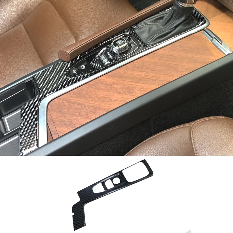 Cubierta embellecedora de cuenco para puerta Interior de coche, pegatina de mango de carbono, decoración de estilo, piezas de accesorios para automóvil para Volvo XC60 2022-2018