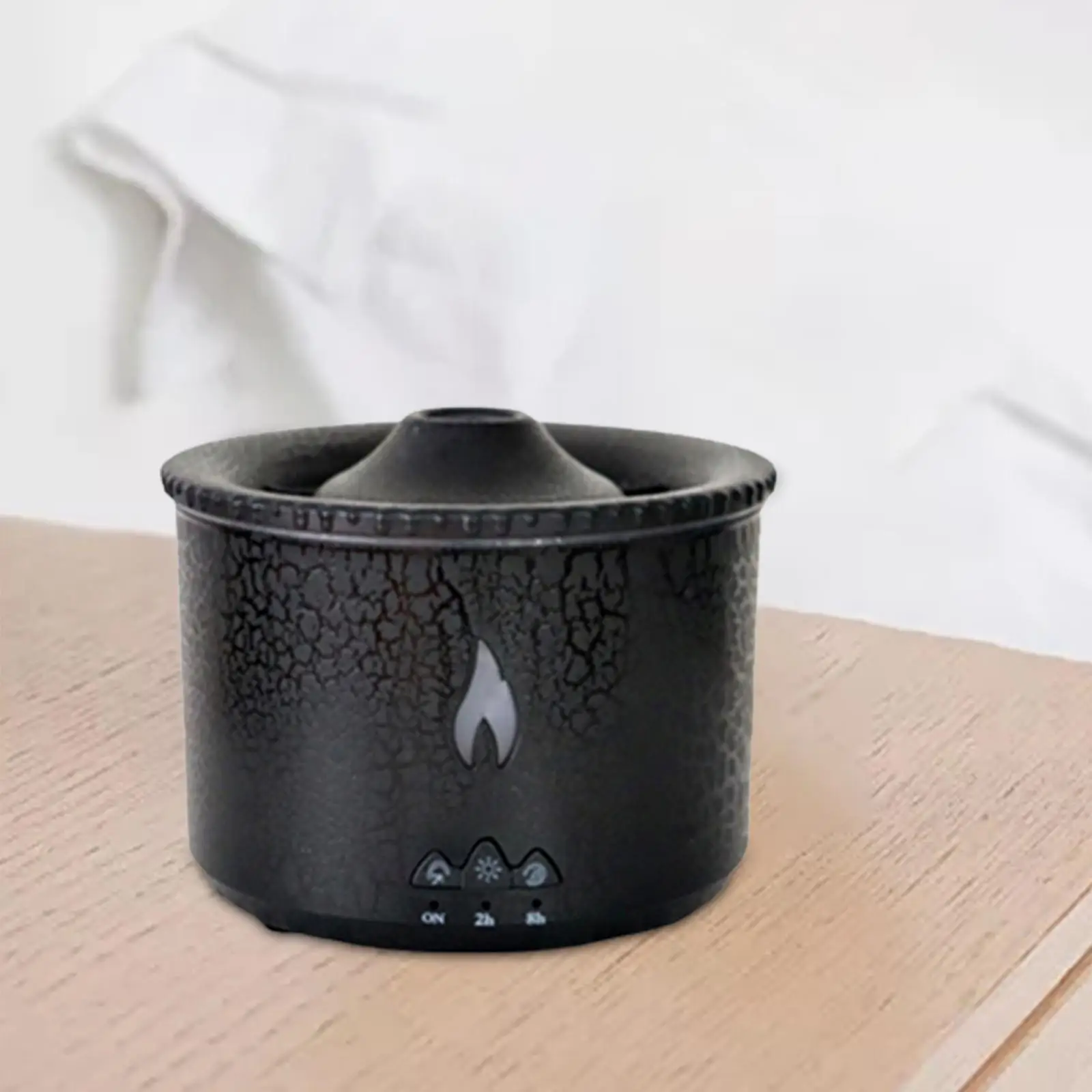 لهب الهواء المرطب مع مصباح لهب 360 مللي المحمولة السيارات اغلاق محاكاة لهب لغرفة المعيشة الحضانة النوم الشخصية