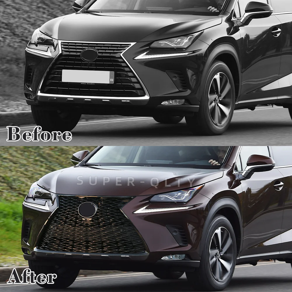 Front Grille for LEXUS NX 2018-2021 NX200 300H F Sport Car Accessory Grid Car Grille