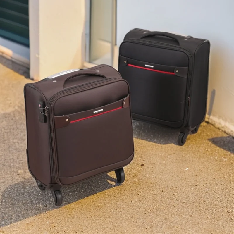 

8-Inch Busin Canvas Lage Ox Cloth Carry-On Suitcase Portable Lightweight Travel Bag with Combination Lo for Men ...