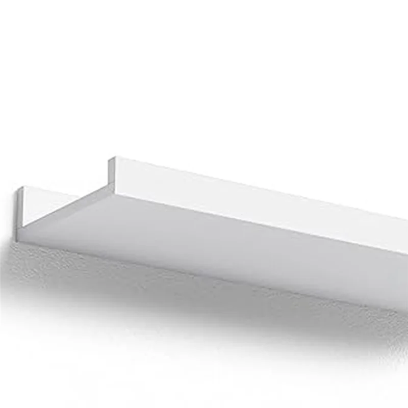 Floating Shelf Wall-Mounted, Bedroom Modern White Wall Frame, Used for Decoration Living Room Bathroom Kitchen