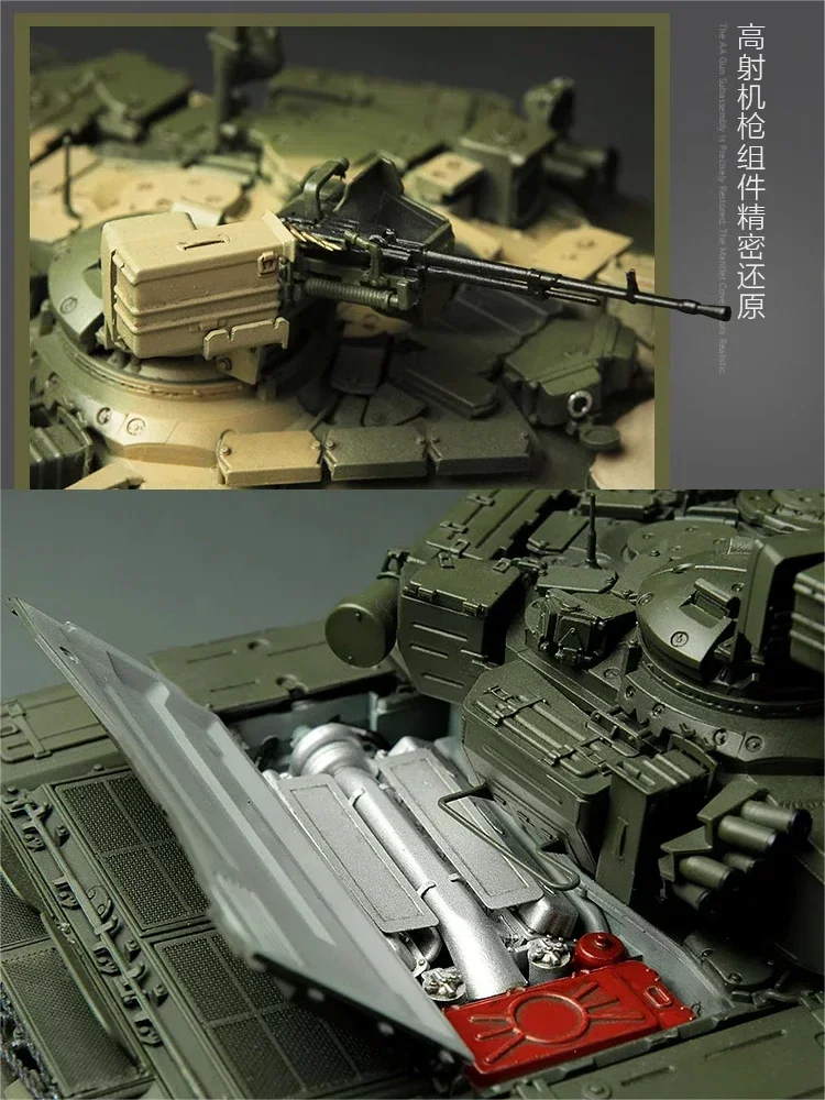 MENG-Kit de modelo de tanque de montaje militar TS-006 T-90A, tanque de batalla principal ruso 1/35