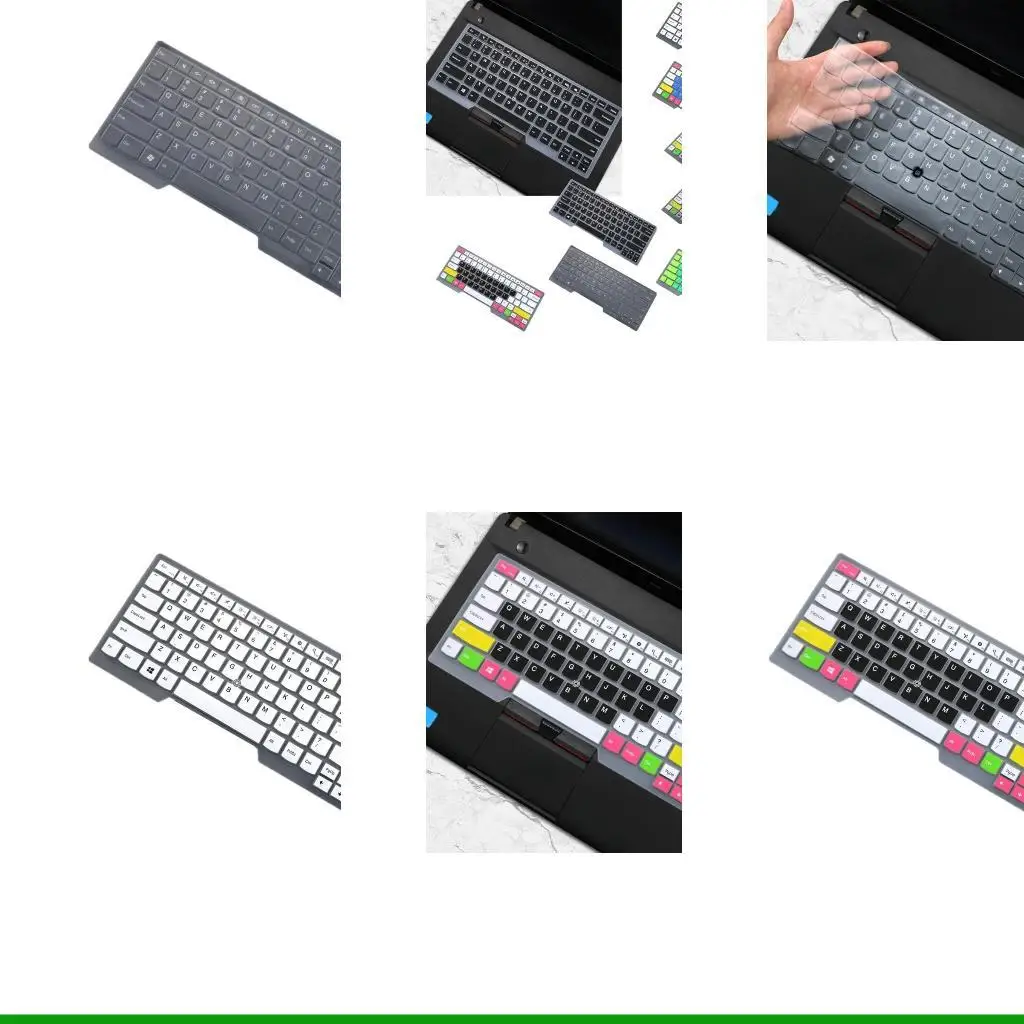 U55C Semi Clear Silicone Keyboard Skin Film For T480S/T490S Optional Color Designs