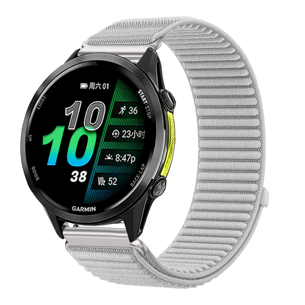 18/20/22mm Nylon Bandje voor Garmin Venu 4 3 3s Sq 2 Plus/Vivoactive 6 5 4 3s Gevlochten Armband voor Garmin Forerunner 255S 645 245