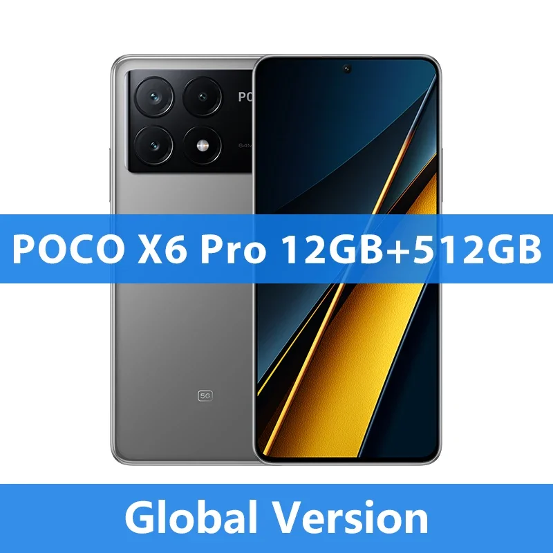 POCO X6 Pro 5G スマートフォン NFC 寸法 8300-Ultra 120Hz 6.67