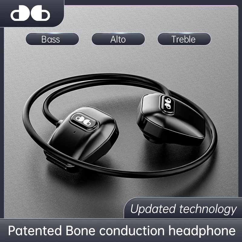 

True bone conduction ear sports Bluetooth headphones Wireless new built-in 32GB memory MP3 outdoor waterproof headphones