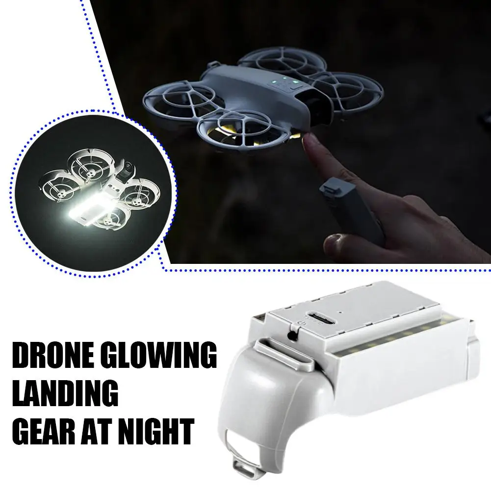 Description Picture 3 of itemFor DJI NEO Drone Landing Gear Night Light Luminous Tripod Snap Design Built-in Battery Rechargeable Lamp For Dji Neo