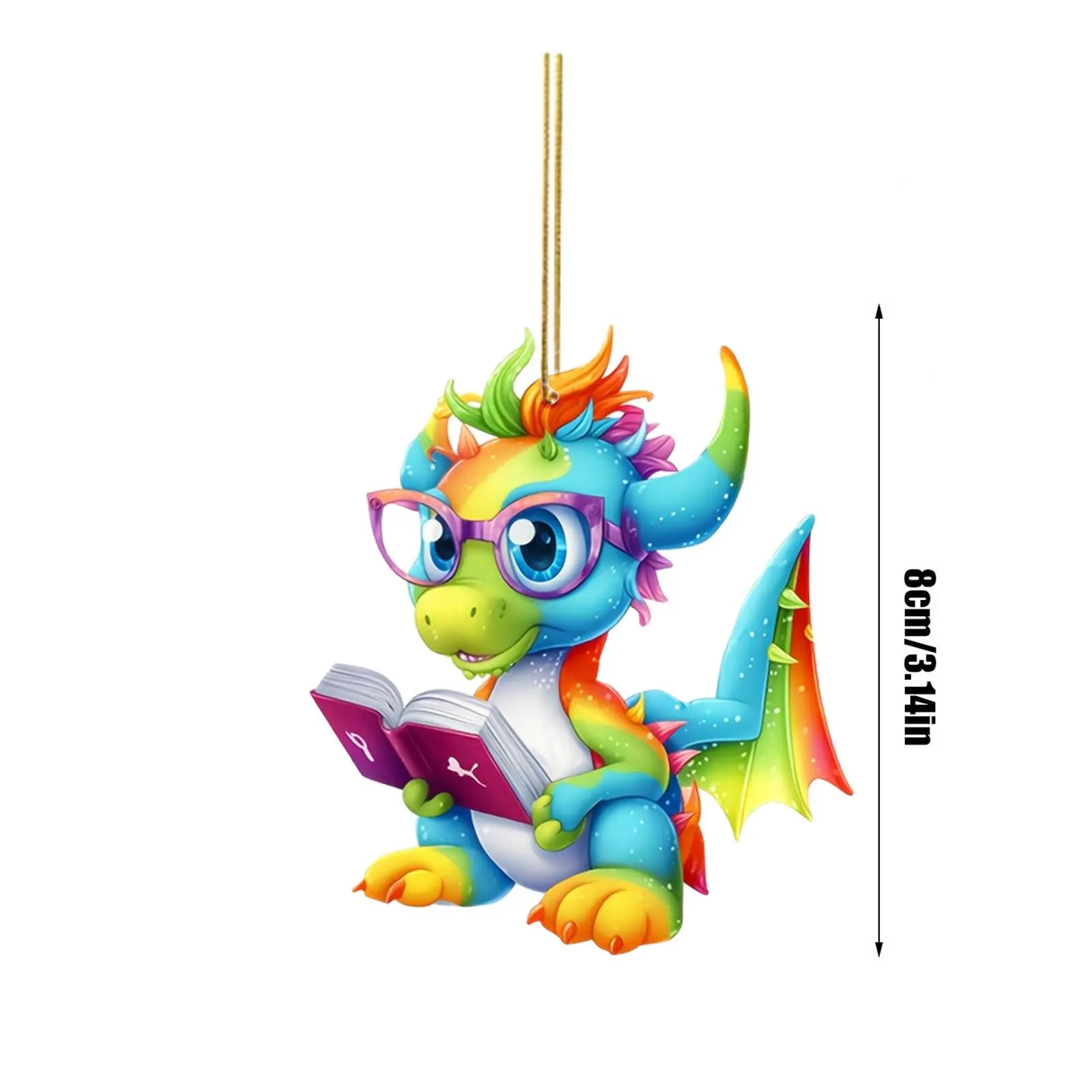 Cute Flying Dragon Baby Christmas Ornament Unique Shape Tree Hanging Ornament For 2024 Party Christmas Home Decor Gifts Toys