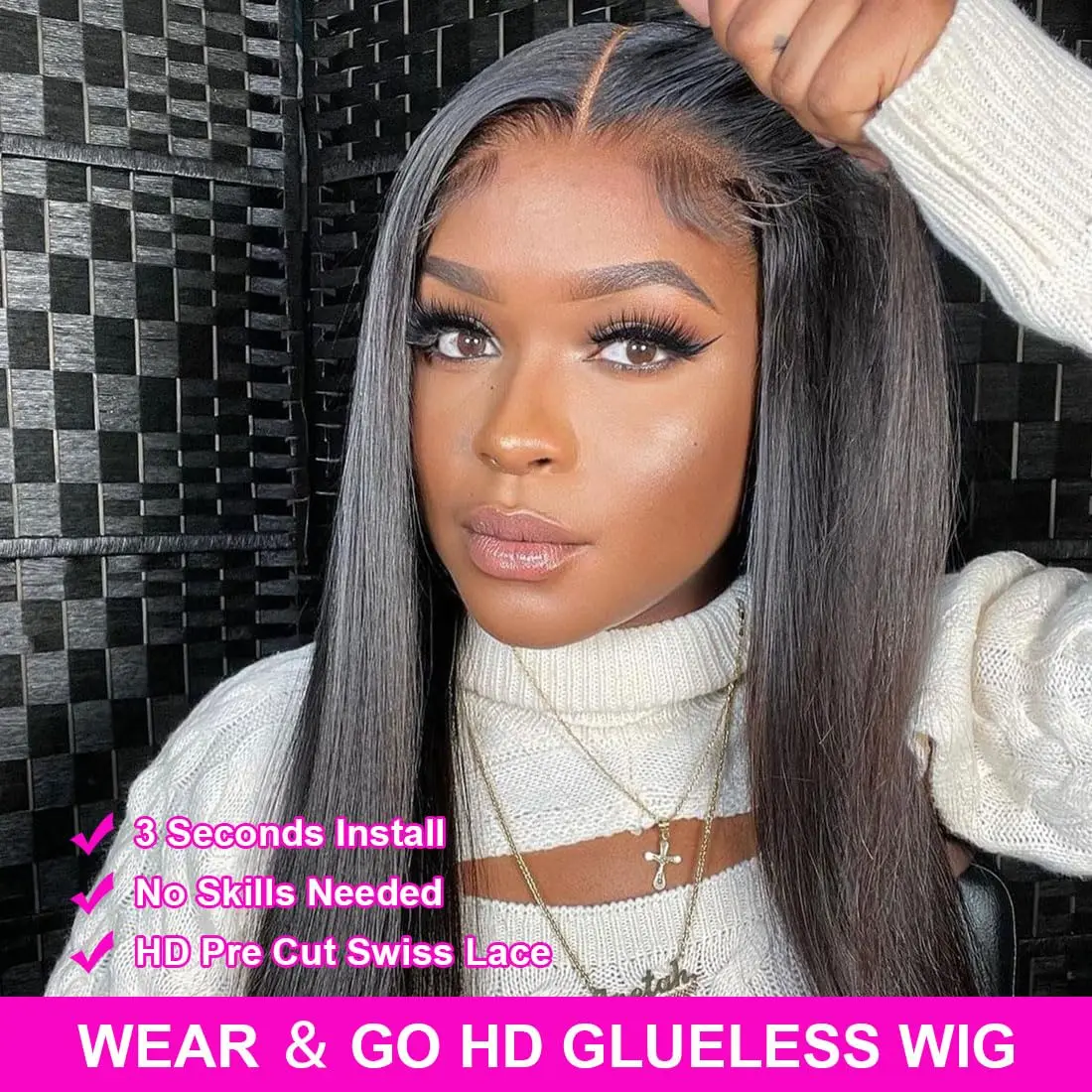 Easy Go Bob Wig Glueless Wig Human Hair Ready To Wear Straight Bob Hair Wig Human Hair 30 32 Inch Pre Cut Lace 4x4 Closure Wig