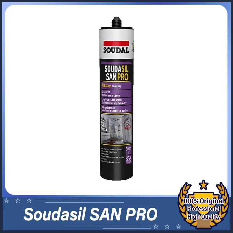 

SOUDAL SAN PRO Universal Mold-Resistant and Waterproof Curing Agent for Kitchen Bathroom and Edging Original Product