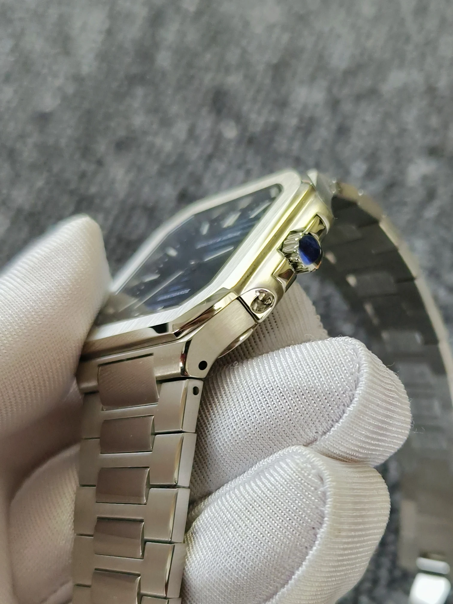 Specht & Söhne Fashion Business Mens Watch Rectangular Ultra Thin Stainless Steel Sapphire Glass Wristwatch Relogio Masculino