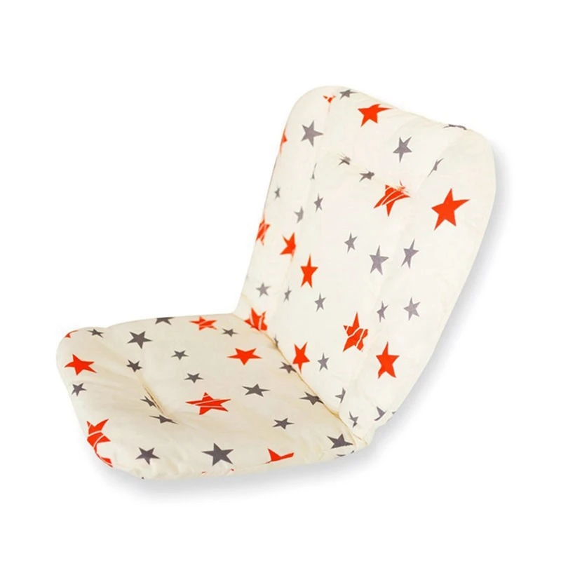 Imagem -06 - Universal Baby Stroller Seat Pad Almofada da Cadeira Alta Liner Mat Algodão Macio Alimentação Cadeira Pad Cover