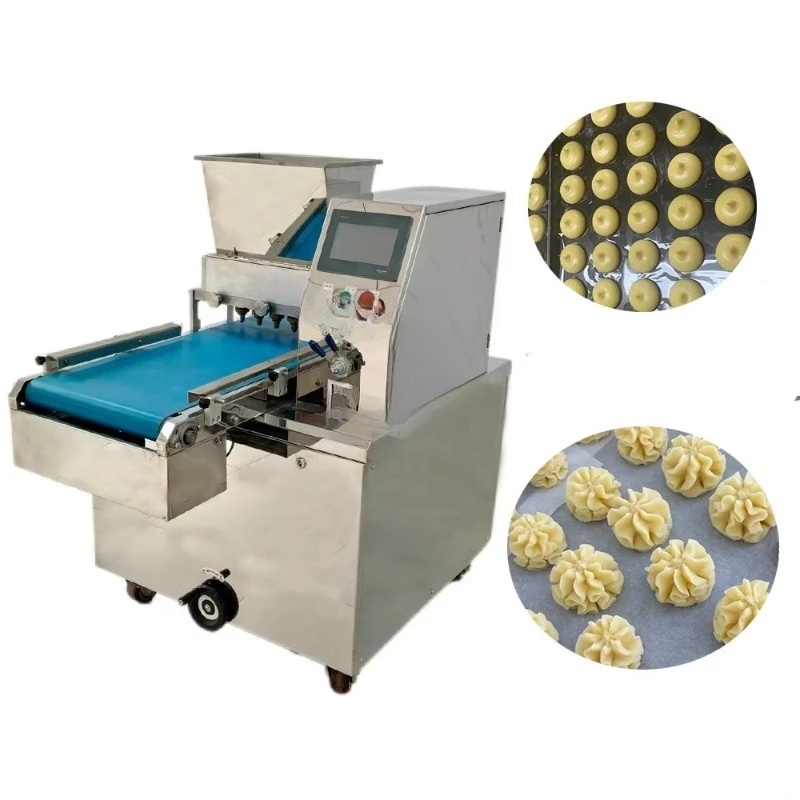 Automatic Professional Industrial New  Product Making Machine Line Mini Filled Luck Cookie Icing Machine