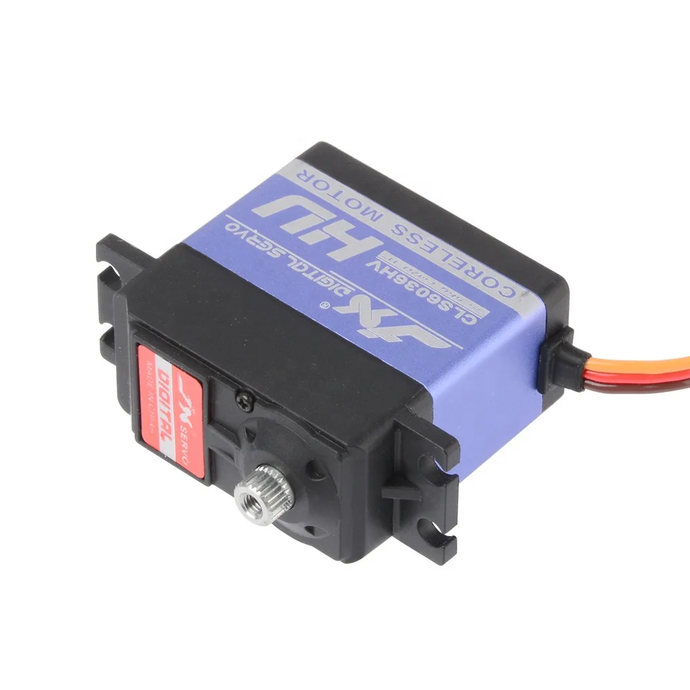 JX Servo CLS6036HV 36KG, servo numérique à couple élevé, coque en aluminium, engrenage métallique, moteurs sans noyau pour pièces d'avion hélicoptère RC