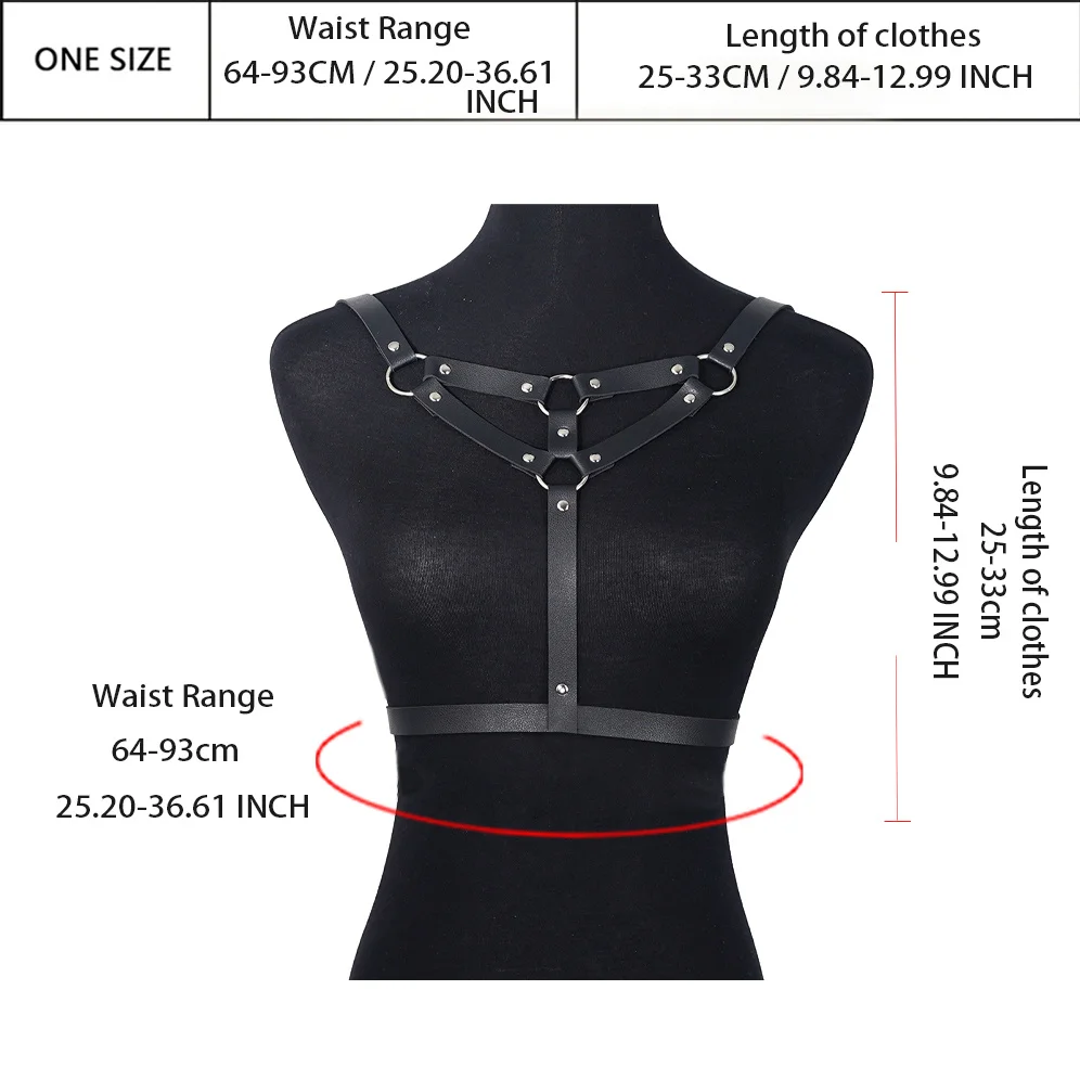 Frauen sexy Geschirr Gürtel Brust geschirr Korsett Leder Dessous Körper geschirr Bondage Dessous Punk Gothic Fetisch Kleidung