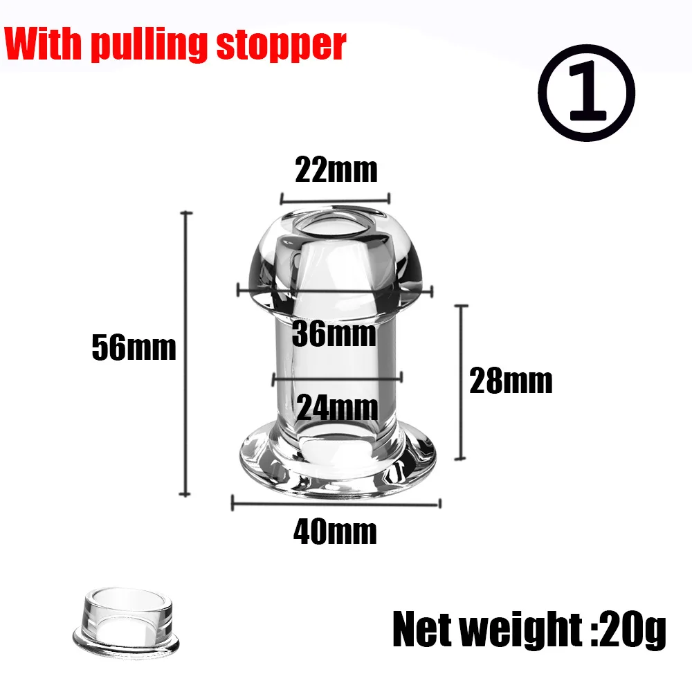 5 Sizes Hollow Butt Plugs Anal Plug/Dilator/Tunnel/Cleaning/Expansion/Masturbator/Shower Enema Prostate Massager Intimate Goods