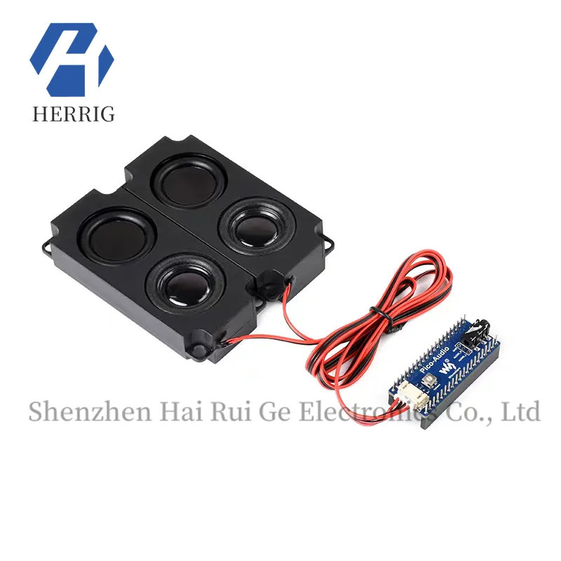 Scheda di espansione audio Micro Snow Raspberry Pi Pico, uscita per cuffie/altoparlanti, interfaccia I2S, stereo/campionamento