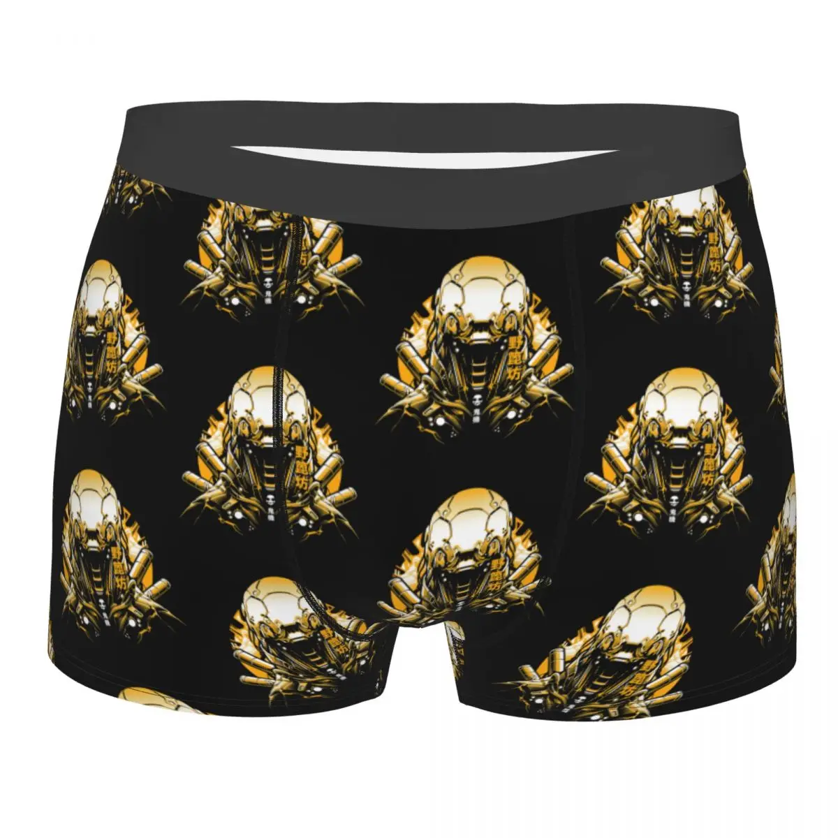 

Japanese Demon Mecha - Noppera-bo Underpants Breathbale Panties Male Underwear Print Shorts Boxer Briefs