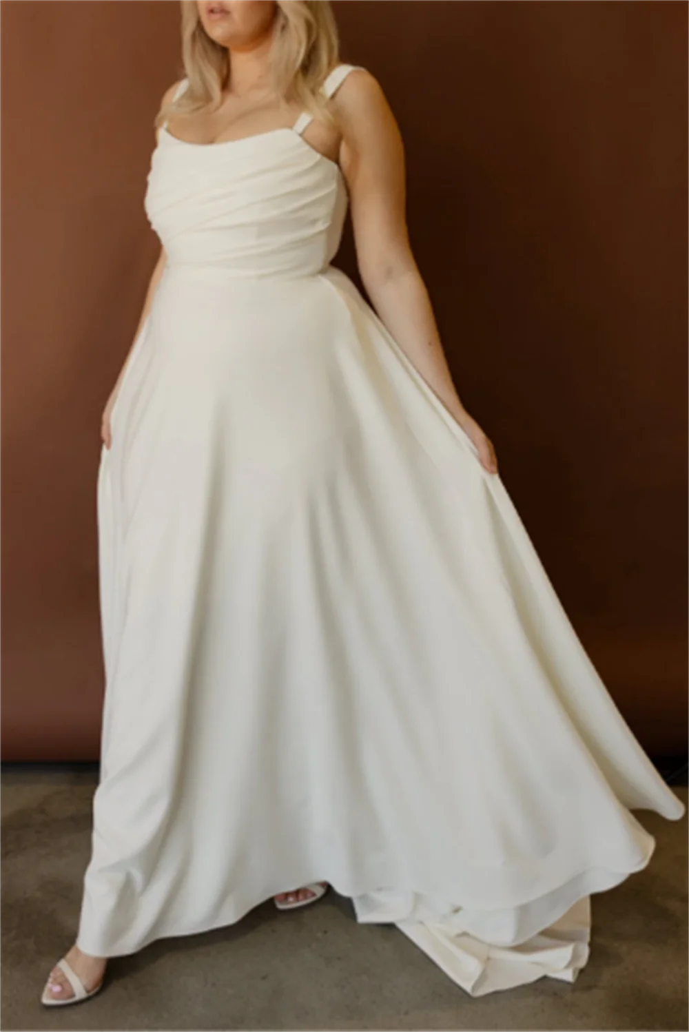 Sling Wedding Dress A-Line Bridal Gown Sleeveless Backless Bride Dress for Brides Formal Wedding Dresses 2025 Customized